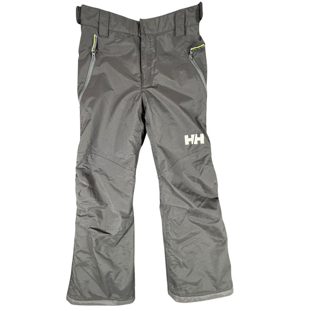 Helly Hansen Legendary Ski Snowboard Pants Youth Large 165 /14 Black‎ RECCO Ski